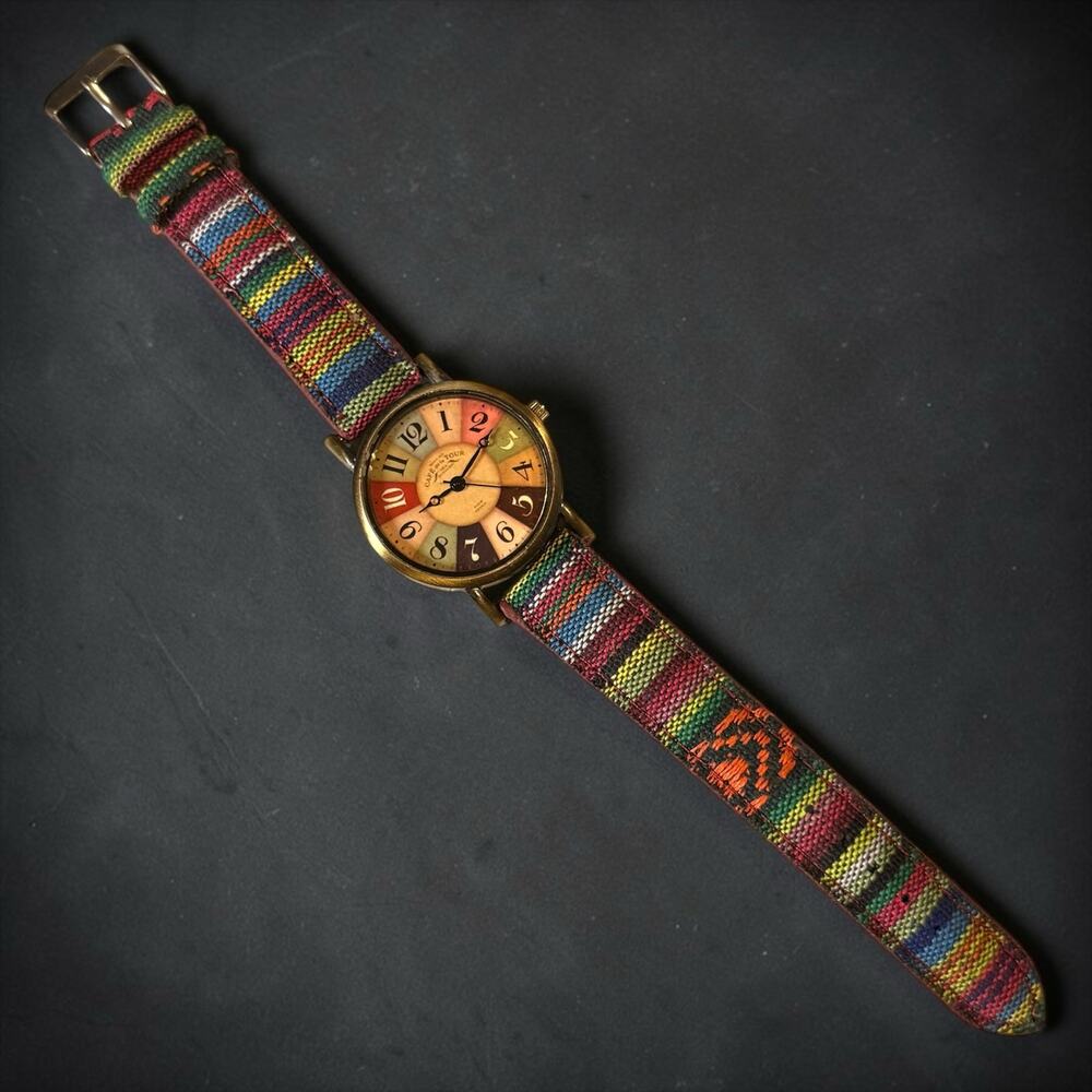Women's Rainbow Vintage Style Boho Chic Watch Southwestern Quartz WORKS